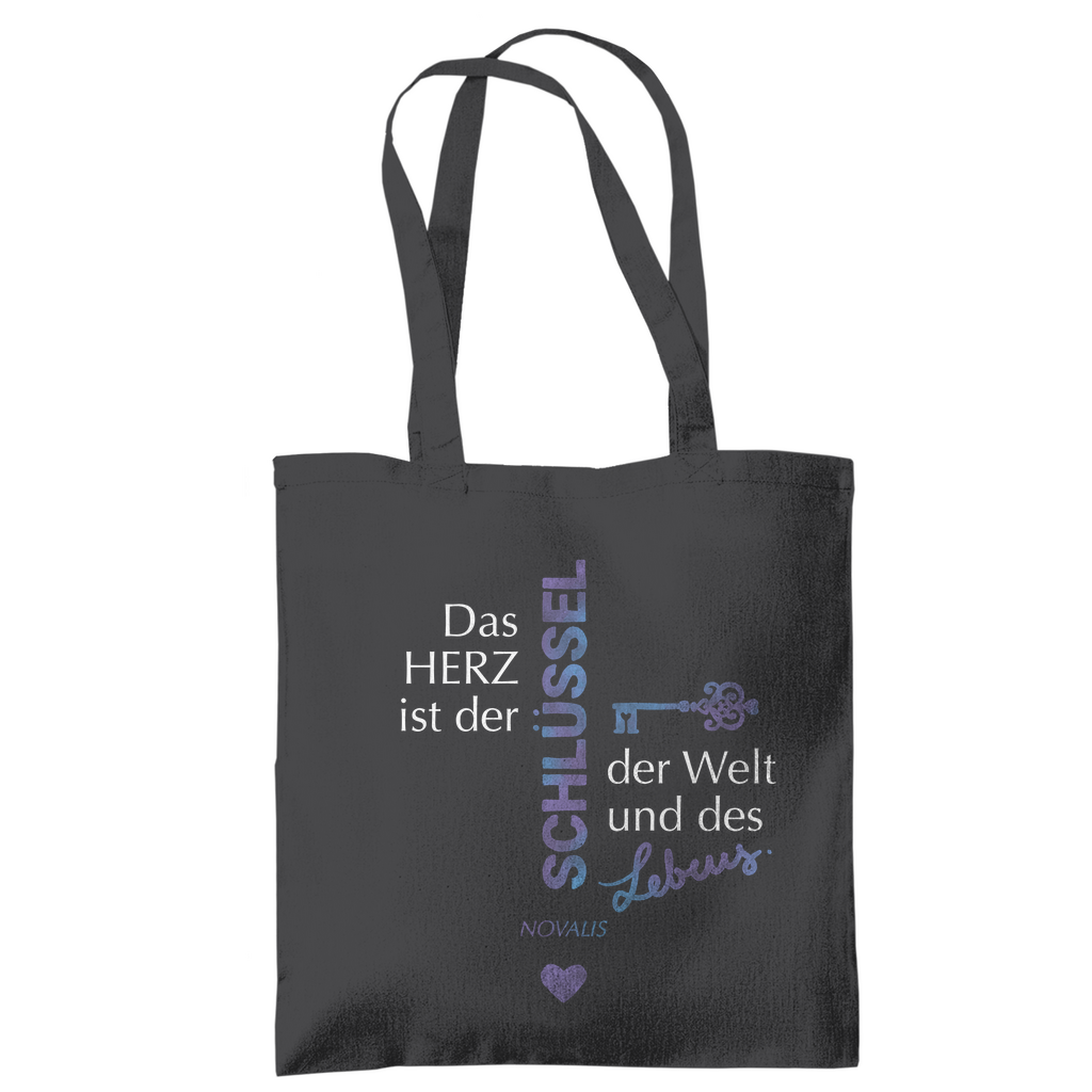 »Das Herz ist der Schlüssel...« – Tragetasche