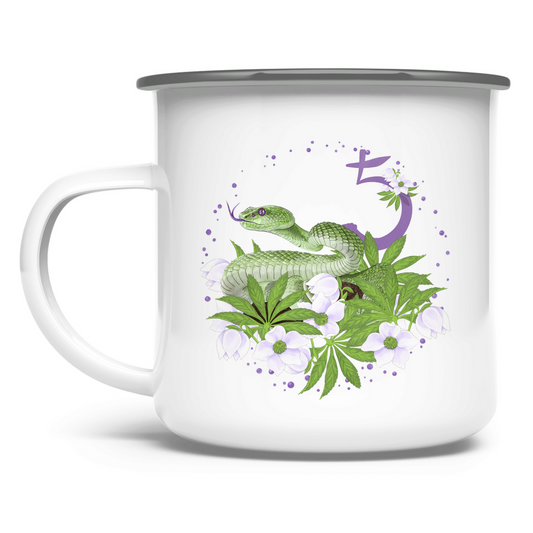 Geburtsherrscher SATURN – Emaille Tasse