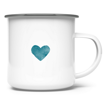»...die Seele, die liebt.« – Emaille Tasse
