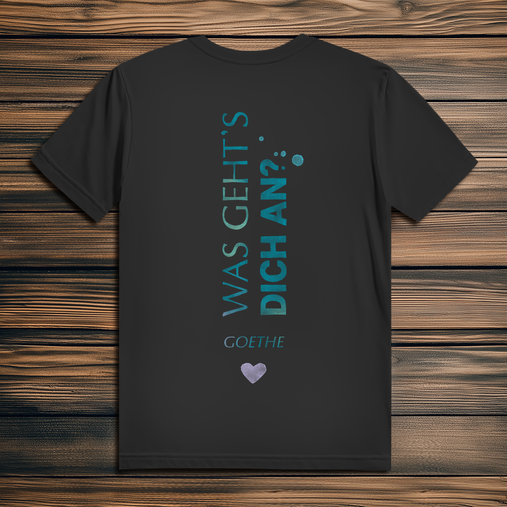 »...was geht´s dich an?« – Premium Bio T-Shirt für Männer