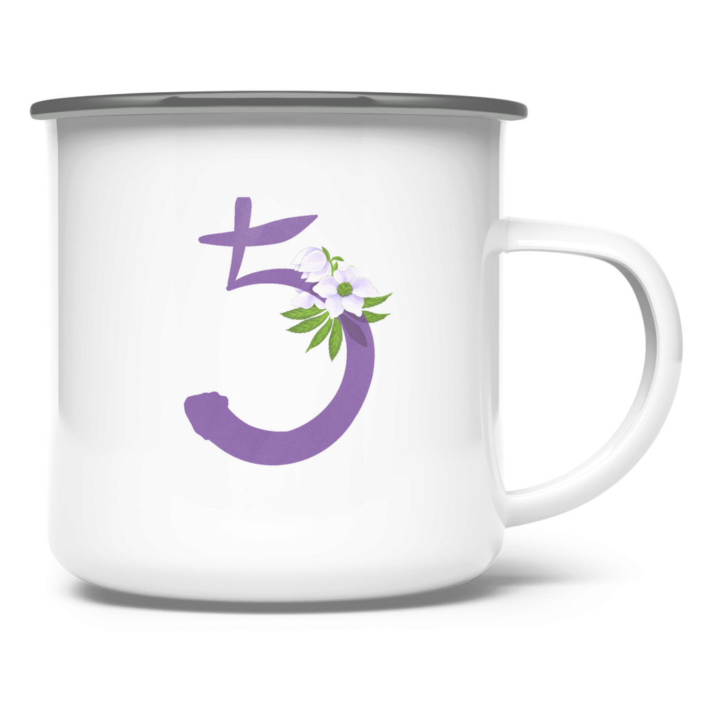 Geburtsherrscher SATURN – Emaille Tasse