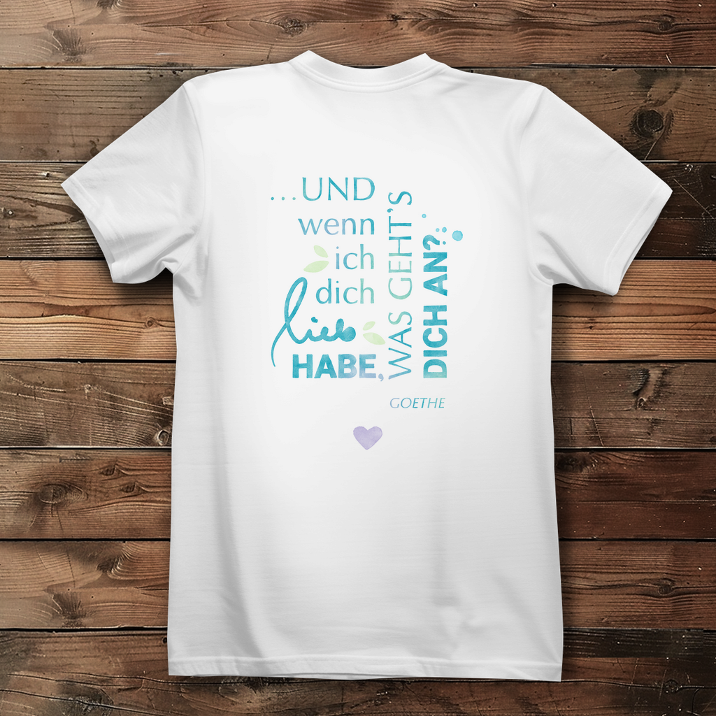»...was geht´s dich an?« – Premium Bio T-Shirt für Frauen