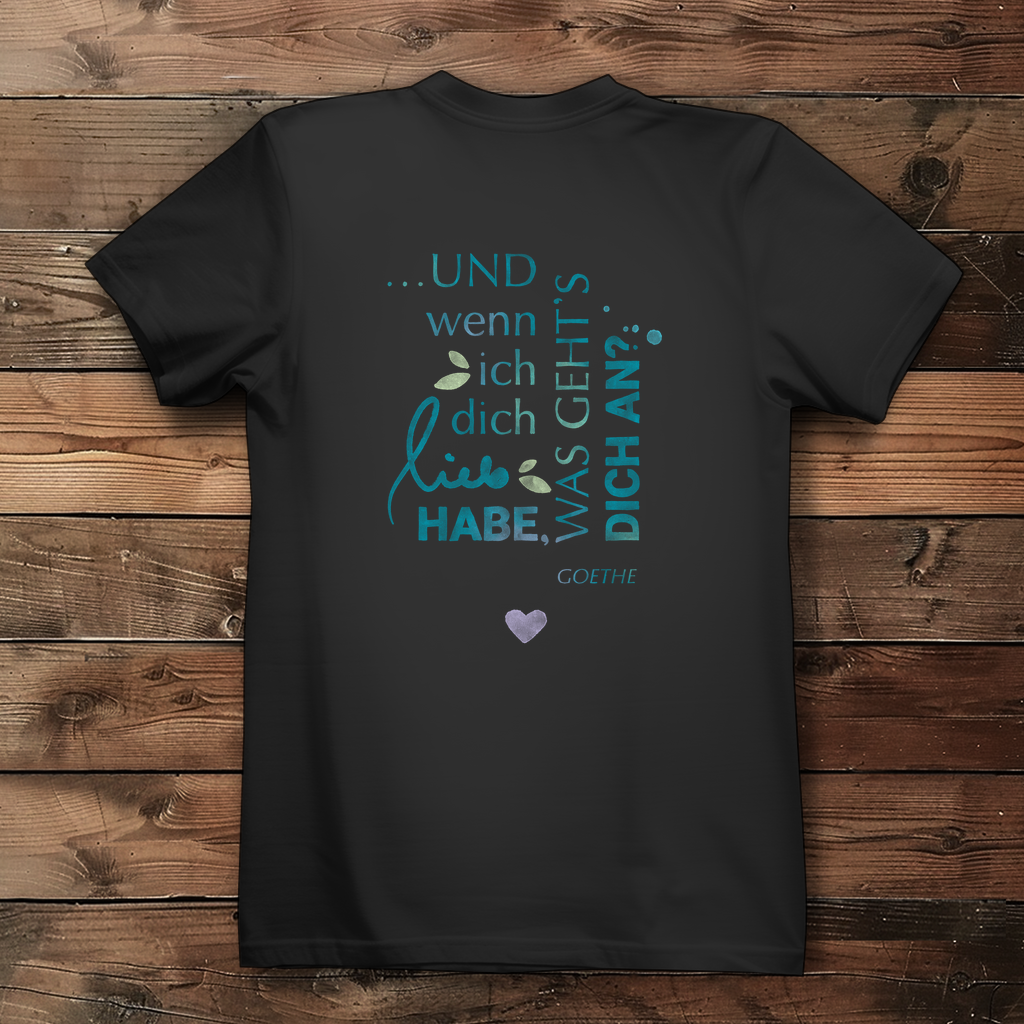 »...was geht´s dich an?« – Premium Bio T-Shirt für Frauen