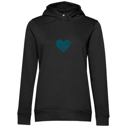 »Glücklich allein ist die Seele, die liebt.« – Premium Bio Hoodie für Frauen