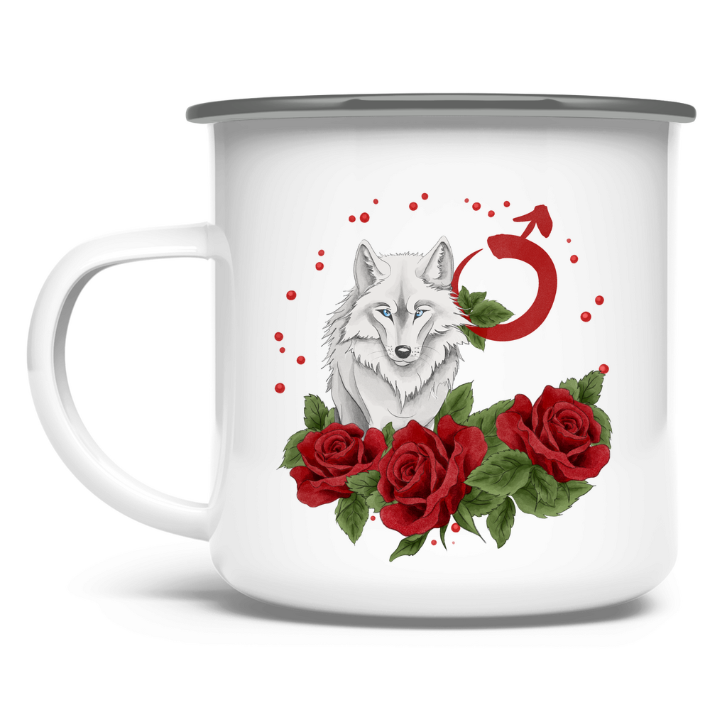 Geburtsherrscher MARS – Emaille Tasse