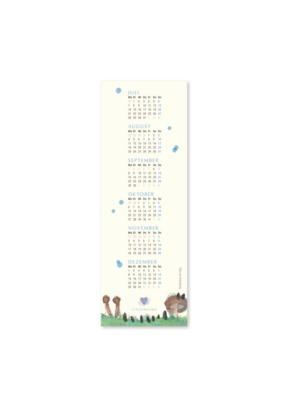 LESEZEICHEN-Kalender 2025 »PILZ-Liebhaber«