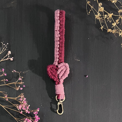 Makramee Herz-Anhänger