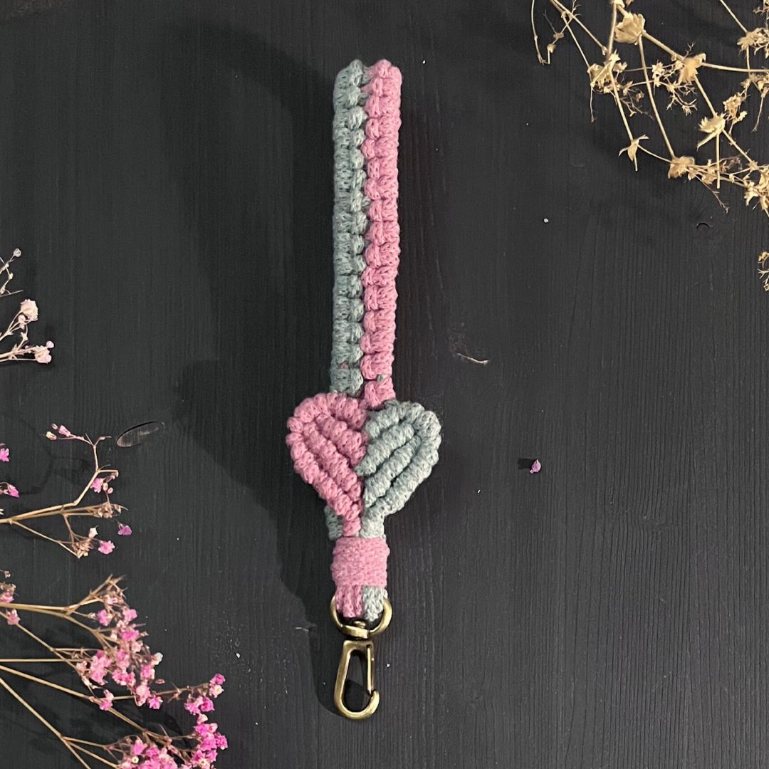 Makramee Herz-Anhänger