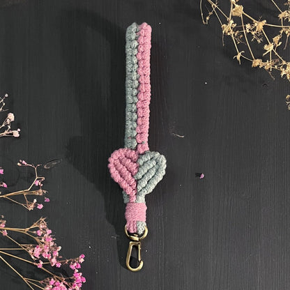 Makramee Herz-Anhänger