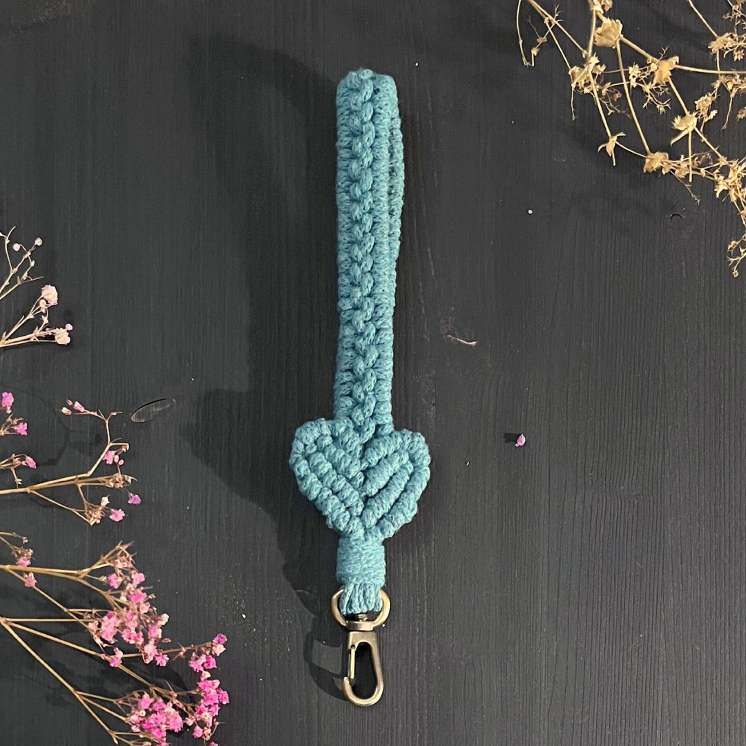 Makramee Herz-Anhänger