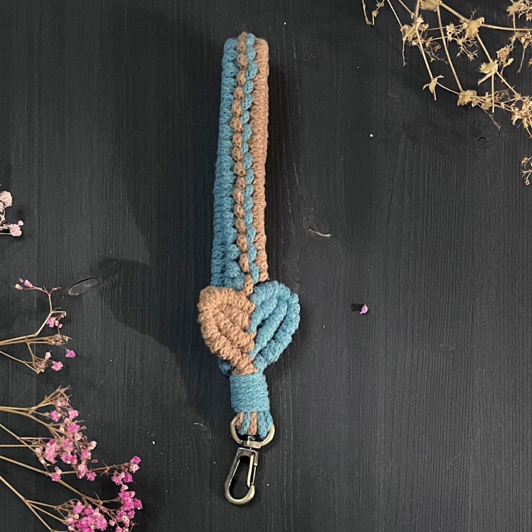 Makramee Herz-Anhänger