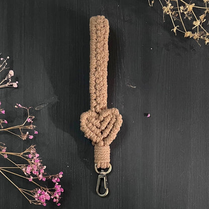 Makramee Herz-Anhänger