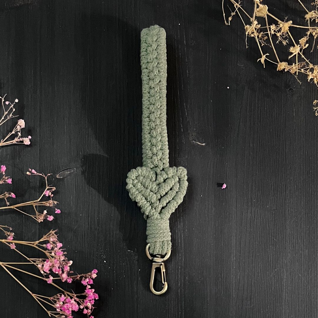 Makramee Herz-Anhänger