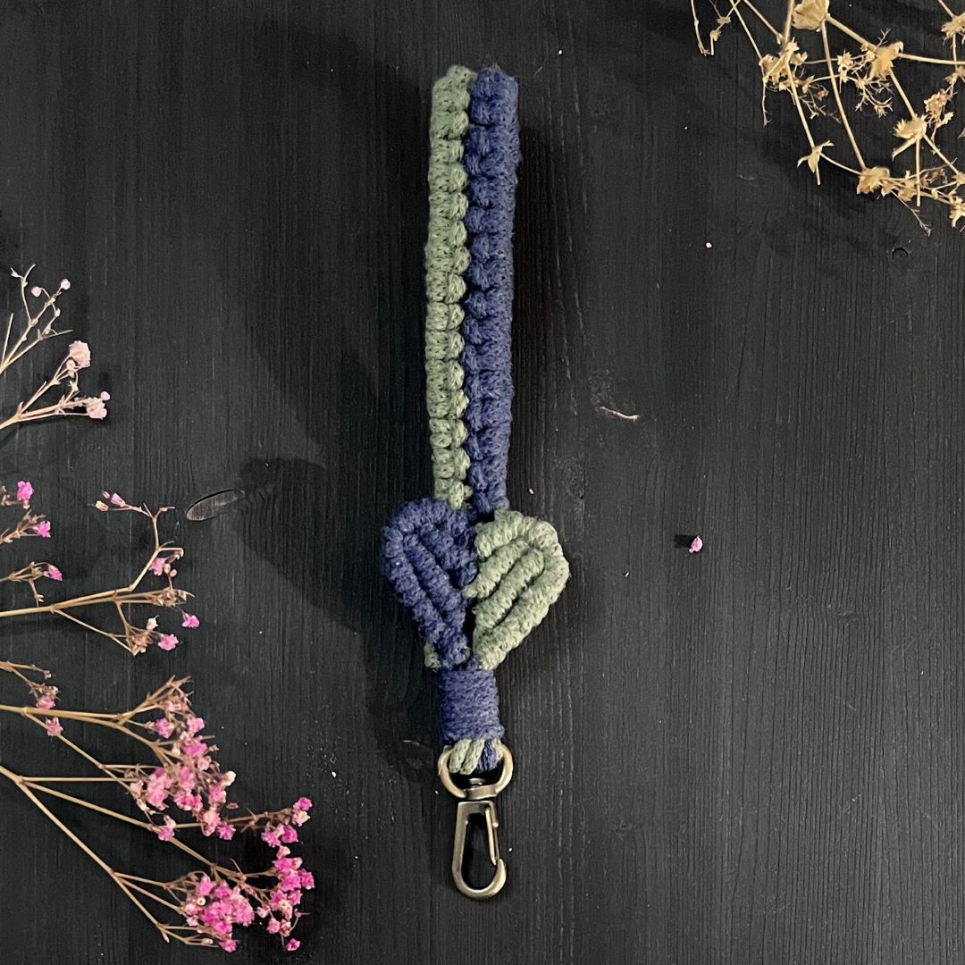 Makramee Herz-Anhänger