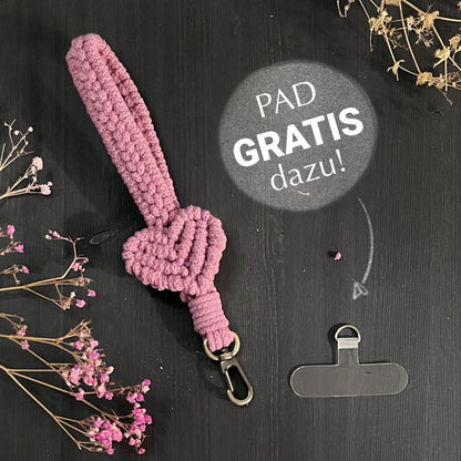 Makramee Herz-Anhänger