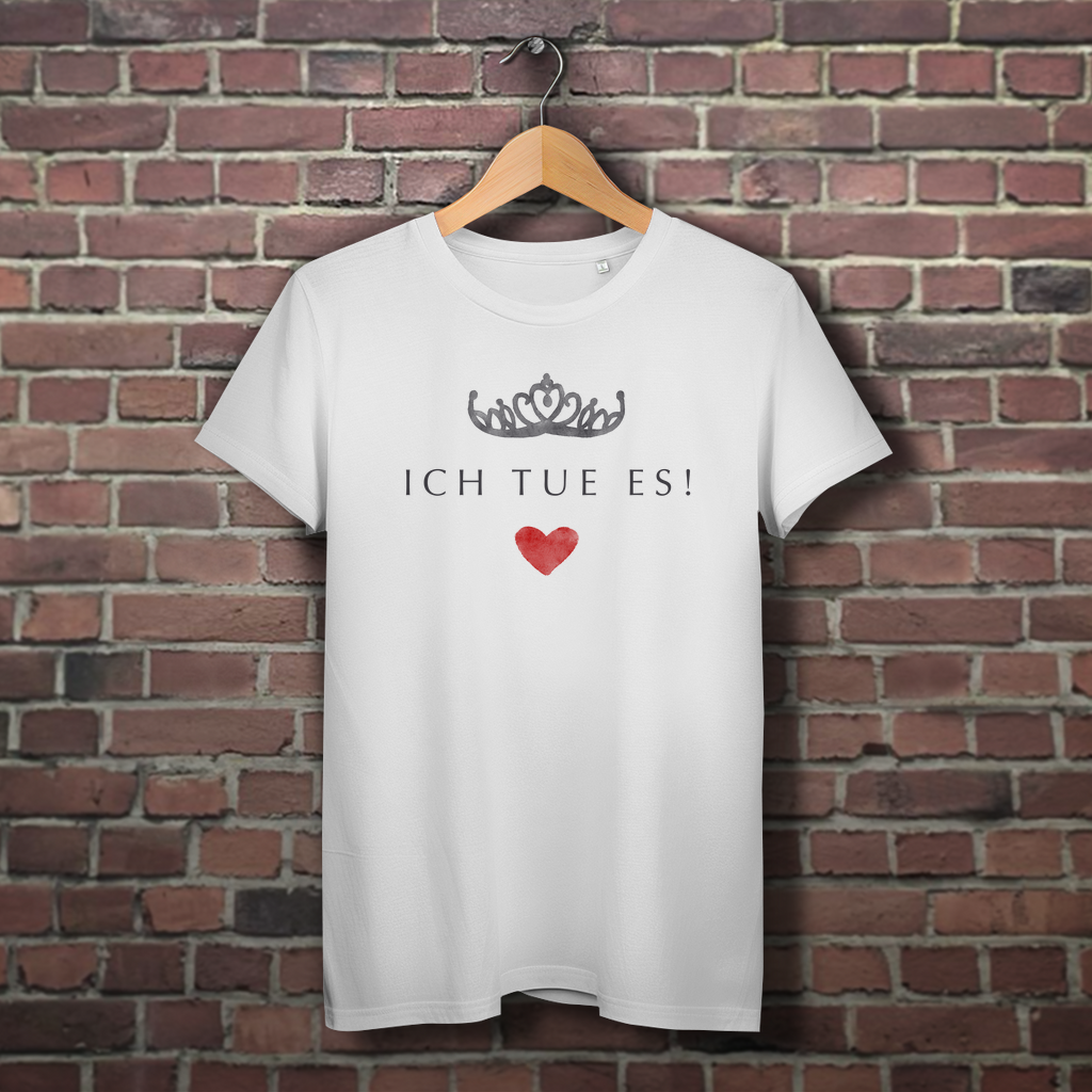 Ich tue es! / »…nicht bloß für gute Tage.“« – JGA Premium Bio T-Shirt für Braut