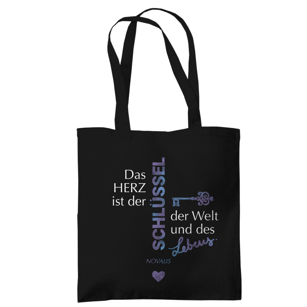 »Das Herz ist der Schlüssel...« – Tragetasche