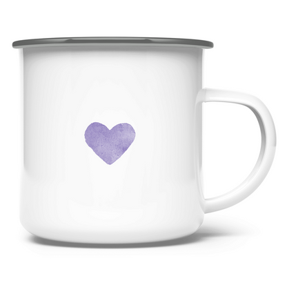 »Was geht´s dich an?« – Emaille Tasse