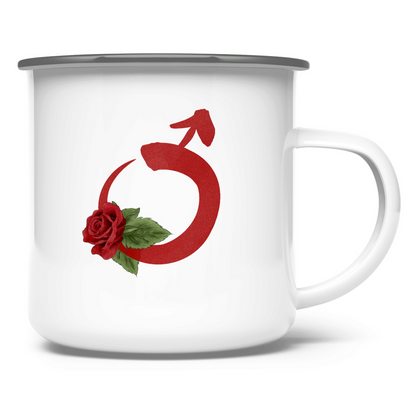 Geburtsherrscher MARS – Emaille Tasse